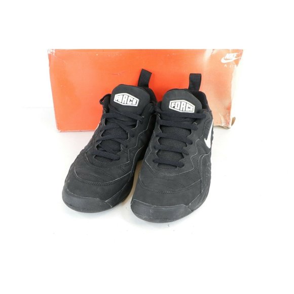 NOS Vintage 90s Nike Air Tenacity Low Basketball Shoes Sneakers Black - Picture 3 of 10